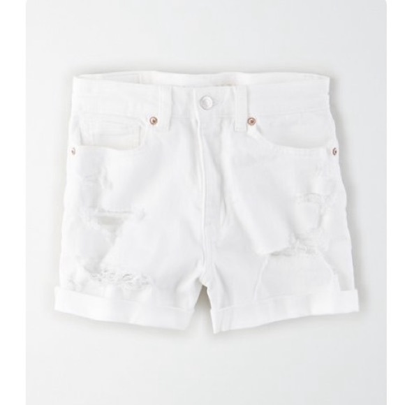 American Eagle Stretch Denim Mom Shorts - Picture 2 of 5